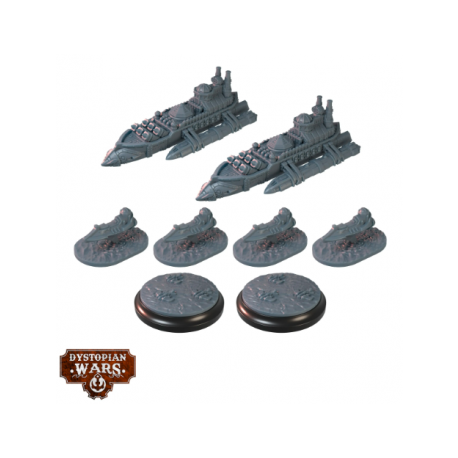 Dystopian Wars: Sultanate Support Squadrons (English)