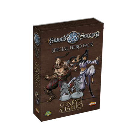 Sword & Sorcery - White/Black Monk (Genryu/Shakiko) Hero Pack (English)
