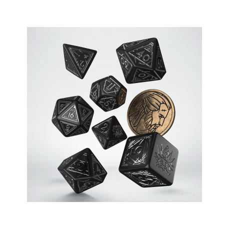 The Witcher Dice Set Geralt - Silver Sword (7)