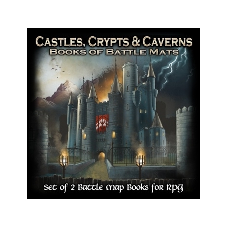 Castles Crypts and Caverns Books of Battle Mats