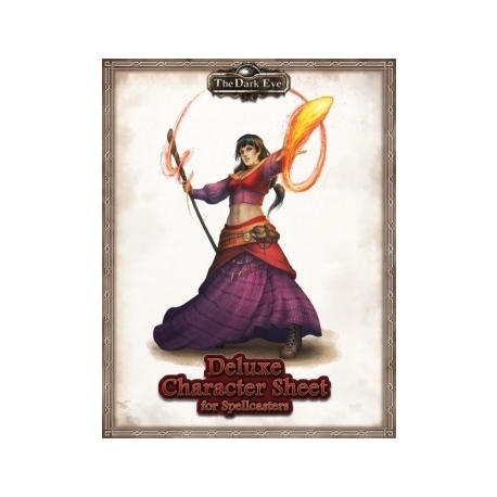 The Dark Eye Deluxe Character Sheets Magic-users (English)