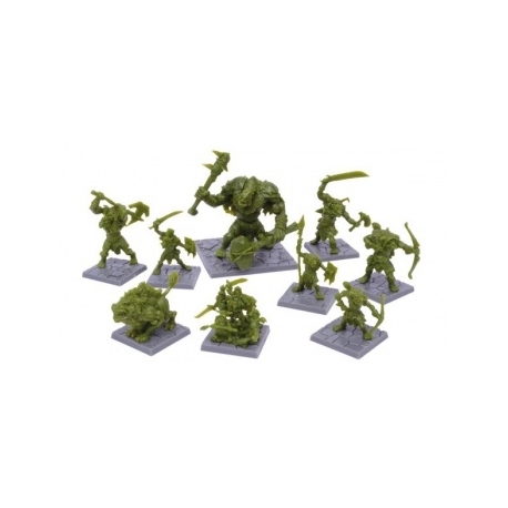 Dungeon Saga: Green Rage Miniature Set (English)