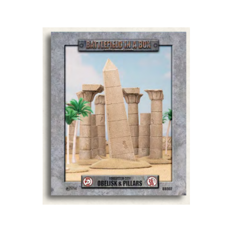 Battlefield In A Box - Forgotten City - Obelisk & Pillars