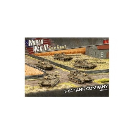 World War III Team Yankee: T-64 Tankovy Company (Plastic) (English)