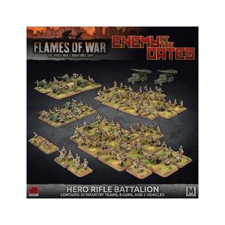 Flames Of War: Eastern Front Soviet Hero Rifle Battlalion Army Deal (MW) (English)
