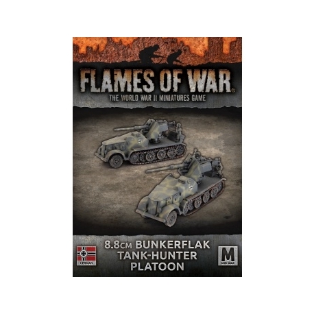 Flames Of War: pelotón de cazadores de tanques de búnkerflak del frente oriental (x2) (inglés)