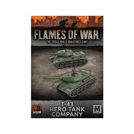 Flames Of War: Eastern Front T-43 Tank Company (x2) (English)