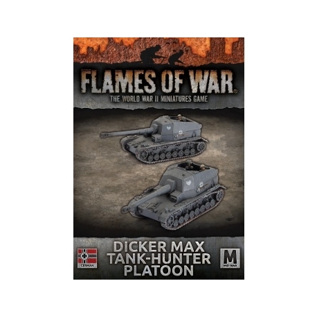 Flames Of War: Frente oriental Dicker Max Tank-Huner Platoon (x2) (inglés)