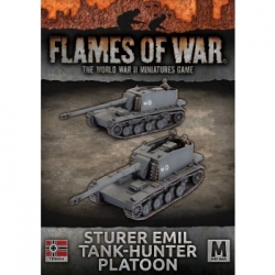 Flames Of War: Eastern Front Sturer Emil Tank-Huner Platton (x2) (English)
