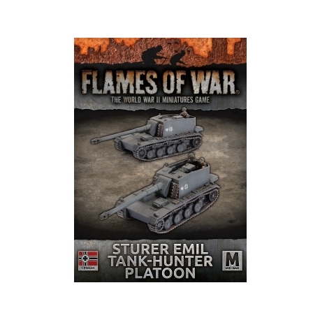 Flames Of War: Frente Oriental Sturer Emil Tank-Huner Platton (x2) (Inglés)