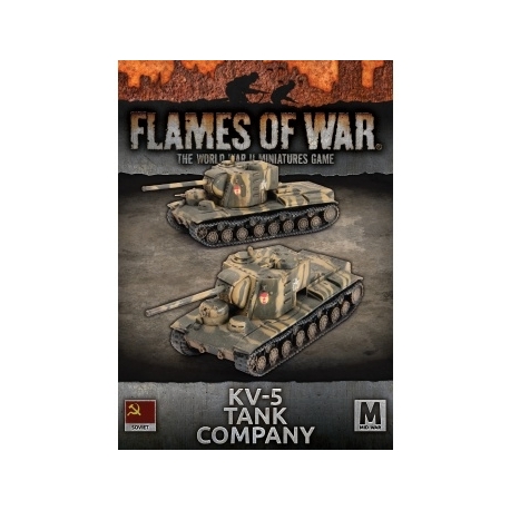 Flames Of War: Eastern Front KV-5 Tank Company (x2) (inglés)