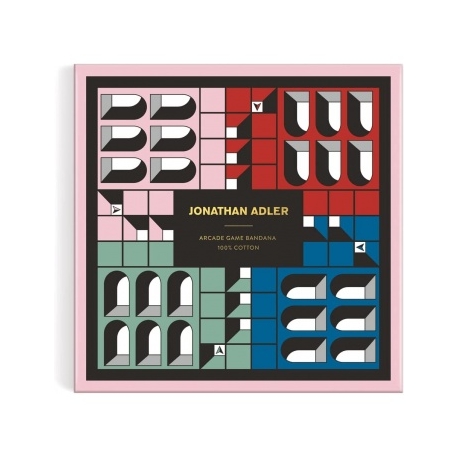 Jonathan Adler Arcade Classic Bandana Game (English)