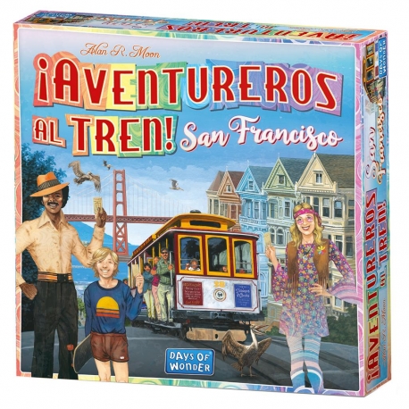 Juego de mesa ¡Aventureros Al Tren! San Francisco de EDGE ENTERTAINMENT