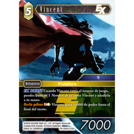 Final Fantasy TCG Kit Torneo Vincent V2 (25+25) de Square Enix