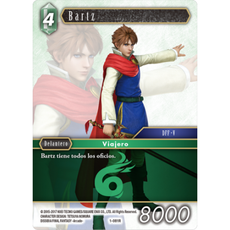 Final Fantasy TCG Kit Torneo BARTZ V1 (25+25) de Square Enix