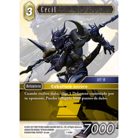 Final Fantasy TCG Kit Torneo CECIL (25+25) de Square Enix