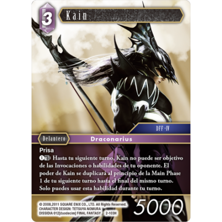 Final Fantasy TCG Kit Torneo KAIN (25+25) de Square Enix