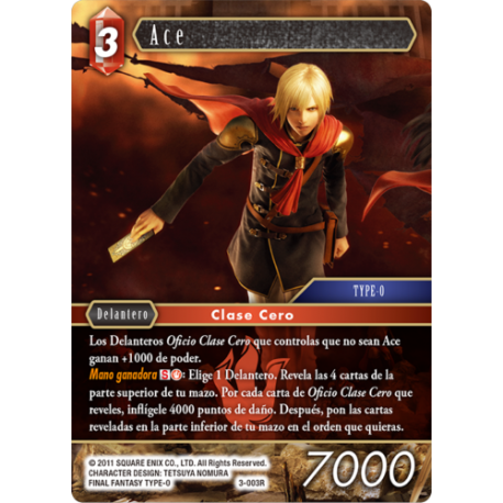 Final Fantasy TCG Kit Torneo ACE (25+25) de Square Enix