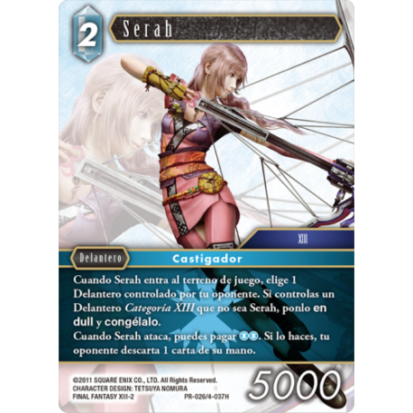 Final Fantasy TCG Kit Torneo SERAH (25+25) de Square Enix