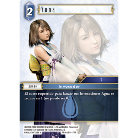 Final Fantasy TCG Kit Torneo YUNA V1 (25+25) de Square Enix