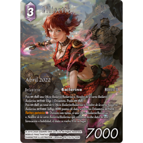 Final Fantasy TCG Kit Torneo LILISETTE (16+4) Abril 22 de Square Enix