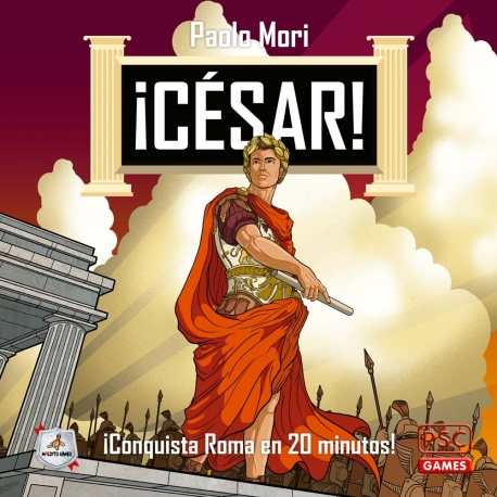Juego de mesa ¡César! Conquista Roma en 20 minutos de Maldito Games