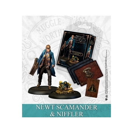 Harry Potter Miniature Game:Newton Scamander & Niffler (Inglés)