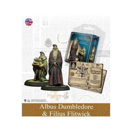 Harry Potter Miniature Game:Dumbledore & Flitwick (Inglés)