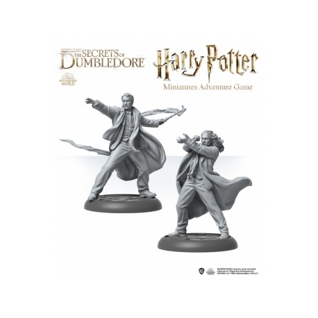 Juego de miniaturas de Harry Potter: Gellert Grindelwald & Credence Barebone (Castellano)