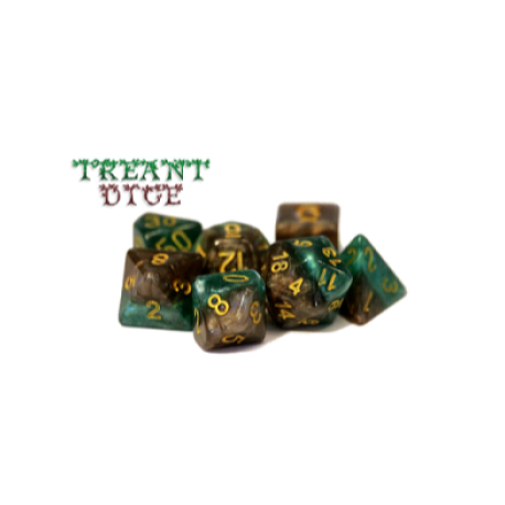 Eclipse Dice - Treant (7 Dice Set)