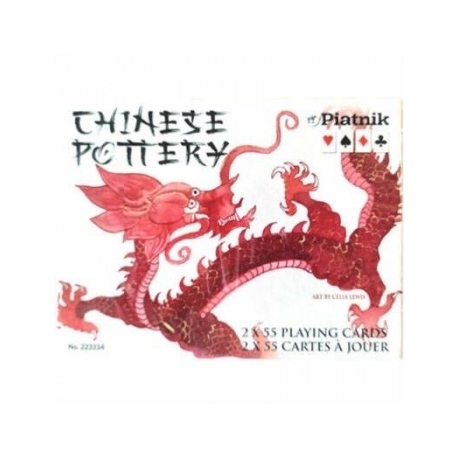 Chinese Pottery Playing Cards