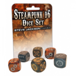 Steampunk d6 Dice Set