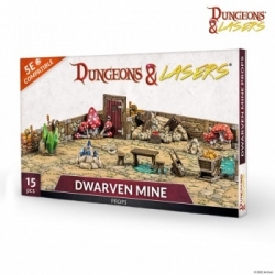 Dungeons & Lasers - Dwarven Mine Props (English)