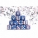 Conquest - Baron of Dice:Spires Faction Dice on Dark Blue swirl Dice