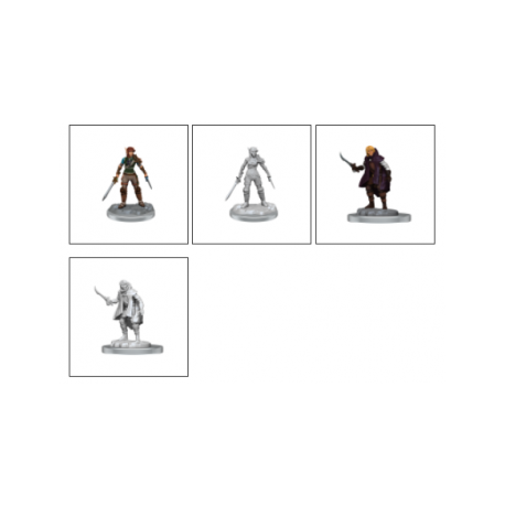 D&D Nolzur's Marvelous Miniatures: Elf Rogue & Half-Elf Rogue Protégé (2 Units) (English)