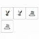D&D Nolzur's Marvelous Miniatures: White Dragon Wyrmling (2 Units) (English)
