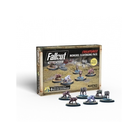 Fallout: Wasteland Warfare - Creatures: Mongrel Scavenging Pack (English)