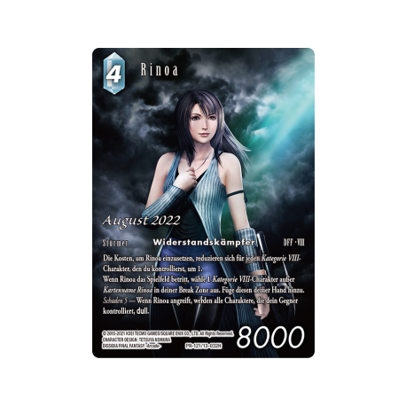 Final Fantasy TCG - Promo Bundle Rinoa August 2022 (80 cards) (Alemán)
