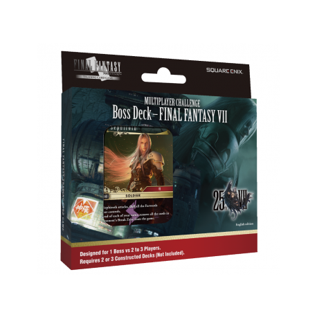 Final Fantasy TCG - Multiplayer Challenge Boss Deck Display (6 Deck) - Final Fantasy VII (Inglés)