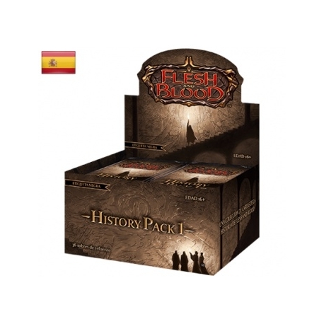 Flesh & Blood TCG - History Pack 1 Black Label (36 Packs) (Spanish)