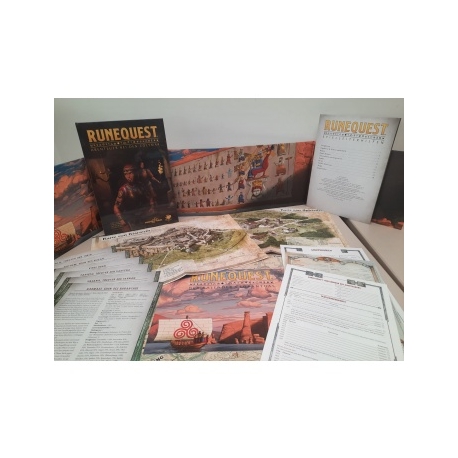 RuneQuest - Spielleiterschirm-Set (German)