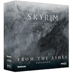 The Elder Scrolls:Skyrim - Adventure Board Game From the Ashes Expansion (Inglés)