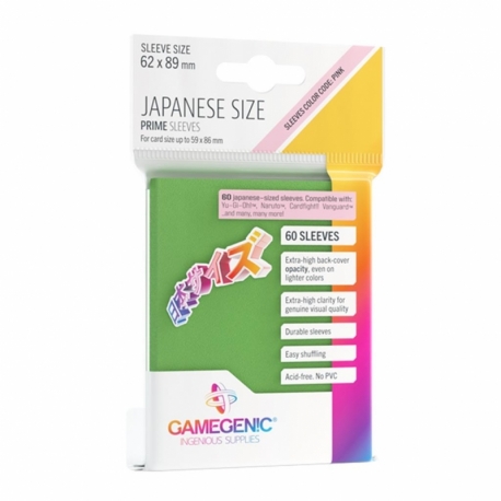 Prime Japanese Sized Sleeves Green