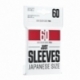 Just Sleeves Japanese Size Red (60)
