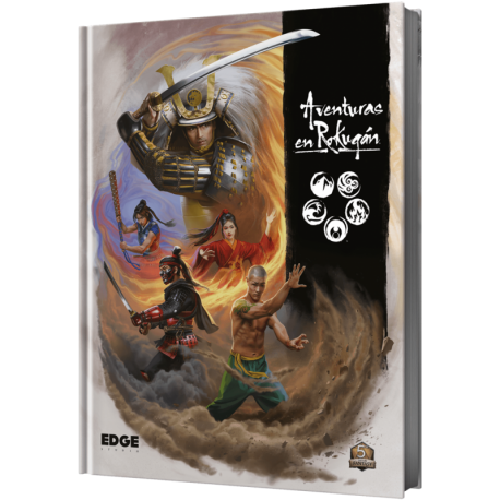 Adventures in Rokugan book by Edge Entertainment with promo cards included