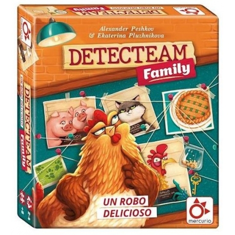 Juego de mesa Detecteam Family 2: Un Robo Delicioso de Mercurio Distribuciones
