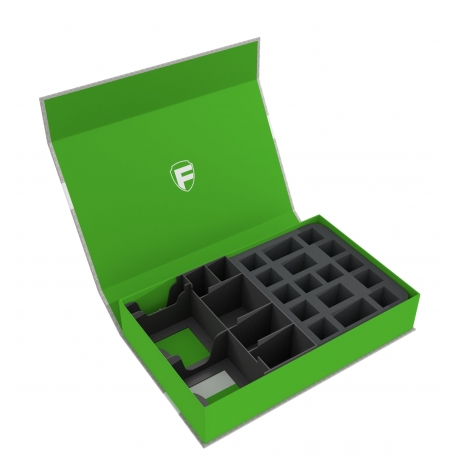 Feldherr Magnetic Box green for Tiny Epic: Dungeons - core game + Potions and Perils + Stories
