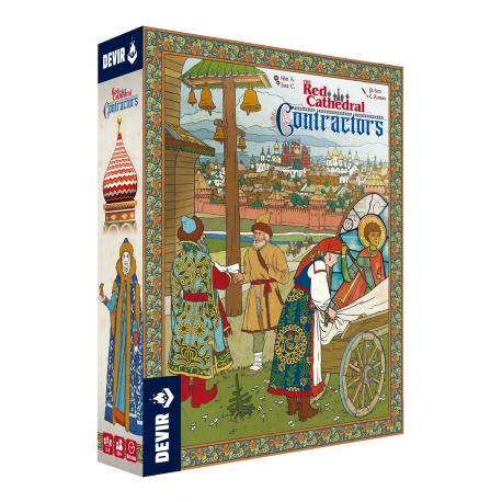 Contractors expansión for The Red Cathedral Board Game from Devir 