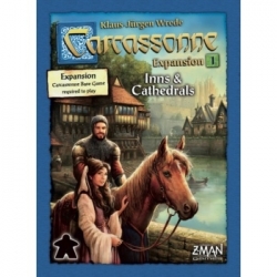 Carcassonne - Exp: 1 - Inns and Cathedrals (New Version) (Inglés)