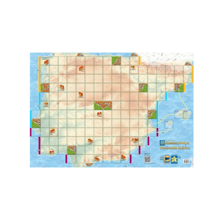 Carcassonne Maps: Peninsula Iberica(Alemán/Inglés)